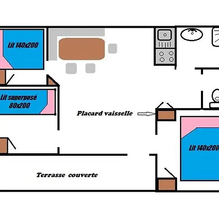 3 Avec Terrasse - Parfait Pour 6 Personnes - Api-1-52-991 *